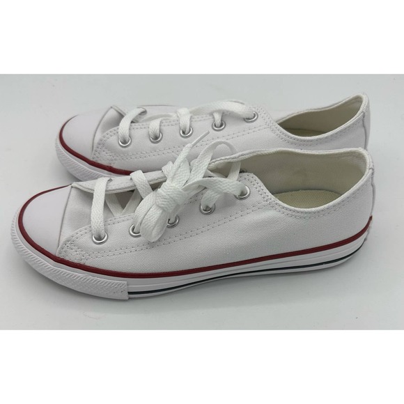 Converse Chuck Taylor All Star Lo Sneaker Little Kid White Size 3 New - Picture 3 of 6